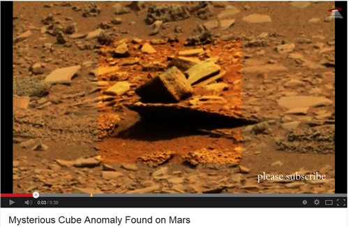 Аномалия на Марсе – найден таинственный куб