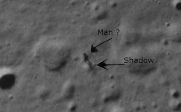 Гигантский инопланетянин замечен на снимках Луны