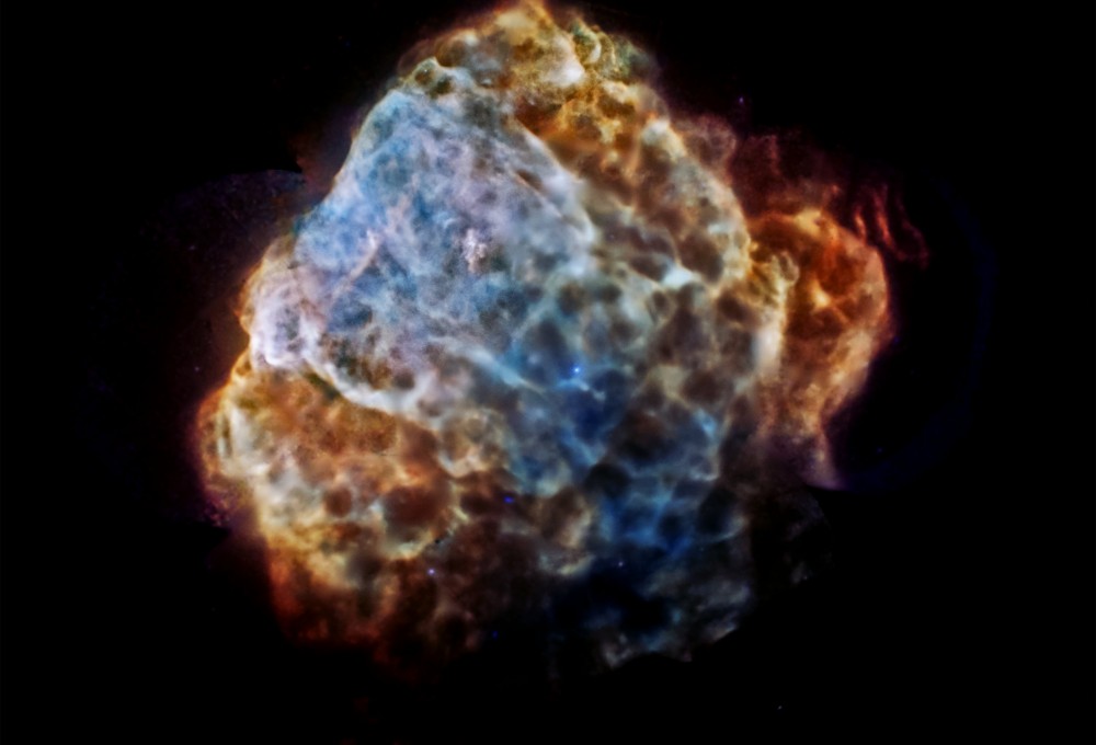 В NASA получили беспрецедентное изображение остатка сверхновой