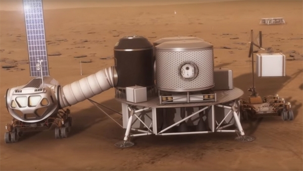 Концепция обитаемой марсианской базы